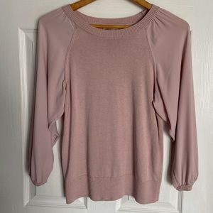 Loft mix media sweater size S